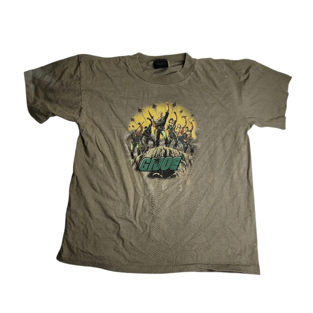 Vintage Changes‎ GI Joe Shirt Green Size Small Distressed